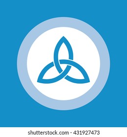Celtic trinity knot . Vector illustration