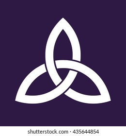 Celtic trinity knot . Vector illustration