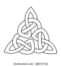 Celtic Triquetra knot 