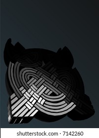 Celtic vector background illustration