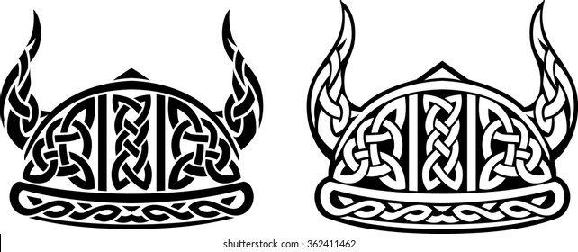 Celtic Viking Helm Abstract