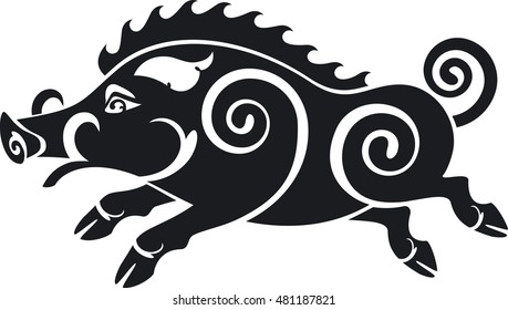 celtic wild boar