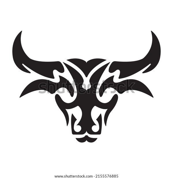 Celtic Zodiac Tattoo Taurus On White Stock Vector (Royalty Free ...