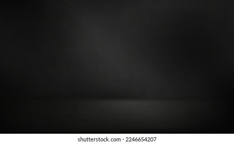 Fondo de cemento, fondo de textura de hormigón, pantalla y luz de mármol gris de pared,sala de superficie de pared áspera de cemento 3D vectorial,estudio de hormigón gris de horizonte con espacio de copia para el producto presente