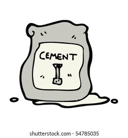 cement bag cartoon