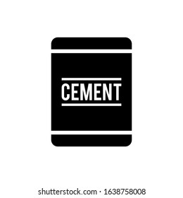 Cement bag icon vector illustration.