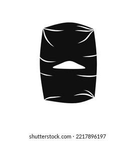 Cement Bag Icon Vector Trendy