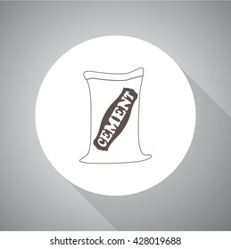 Cement Bag Vector Icon