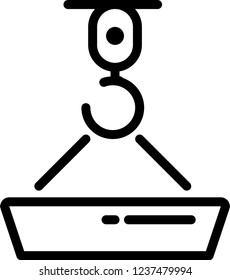 cement crane icon-construction tool