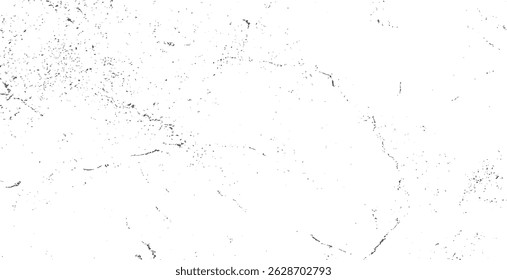Cement floor inspired texture with grain overlay. Distressed black surface on clean background. Useful for grunge themed designs and textured visual projects.