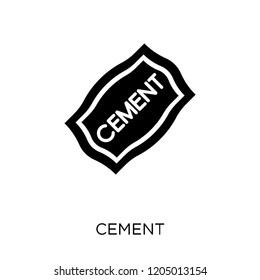 Cement icon. Cement symbol design from Construction collection. Simple element vector illustration on white background.