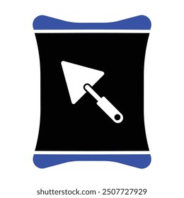 Cement Icon, Vector Graphics Illustration