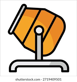 Elemento del icono del mezclador de cemento para el diseño