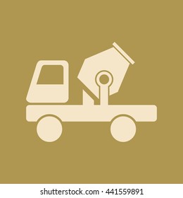 Cement Mixer Icon. Eps-10.