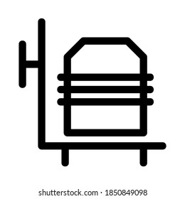 cement mixer icon or logo isolated sign symbol vector illustration - high quality black style vector icons
