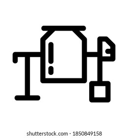 cement mixer icon or logo isolated sign symbol vector illustration - high quality black style vector icons
