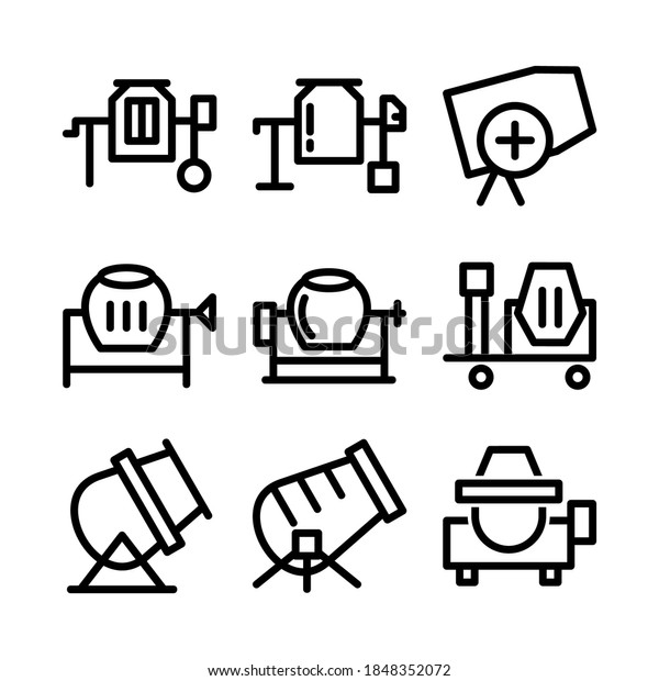 cement mixer icon or logo isolated sign symbol\
vector illustration - Collection of high quality black style vector\
icons\

