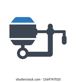 Cement mixer icon. vector designs