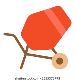 Cement mixer icon for web, app, infographic, etc