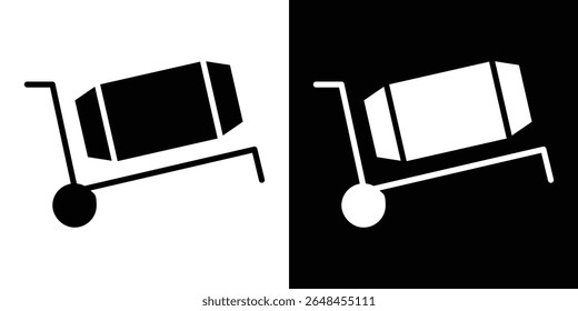 cement mixers icon symbol collection. Flat vector stock illustration.