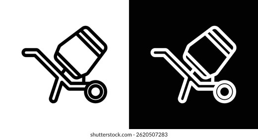 cement mixers icon vector, illustration logo template in trendy style