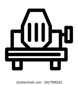 cement mixers vector linear icon isolated on transparent background, cement mixers transparency concept can be used for web and mobile