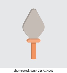 cement spoon vector for website symbol icon presentation