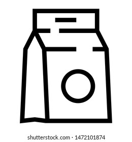cement thin line vector icon
