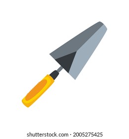 cement trowel construction tool isolated icon