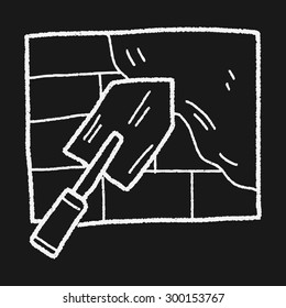 cement trowel doodle