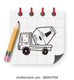Cement Truck doodle