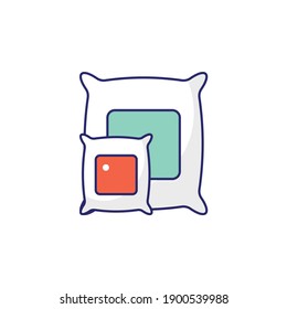 Ilustración de estilo de icono del vector de cemento. Archivo EPS 10