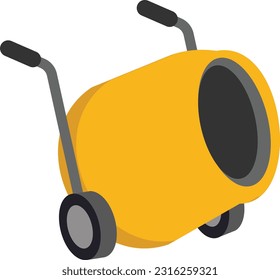 cement Vector illustration on a transparent background. Premium quality symmbols. Vector line flat icons for concept and graphic design.