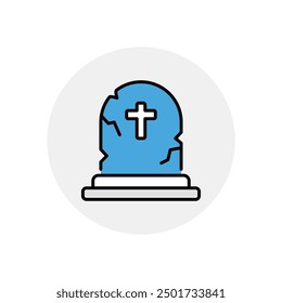 Cementery icon vector stock illustration