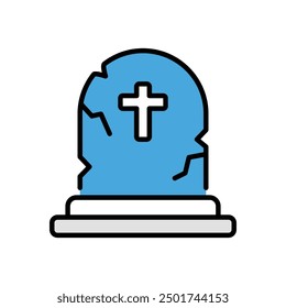 Cementery icon vector stock illustration