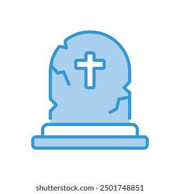 Cementery icon vector stock illustration