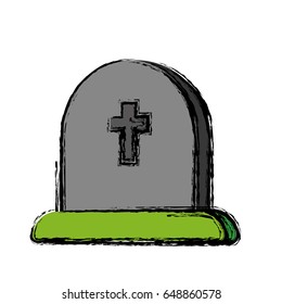 cementery stone icon