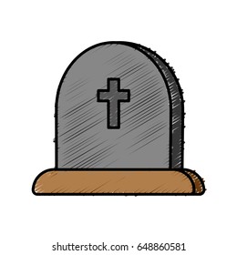 cementery stone icon