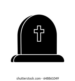 cementery stone icon