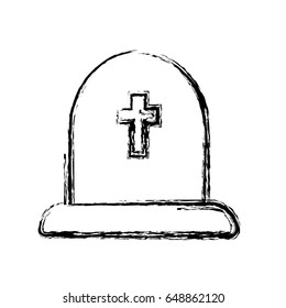 cementery stone icon