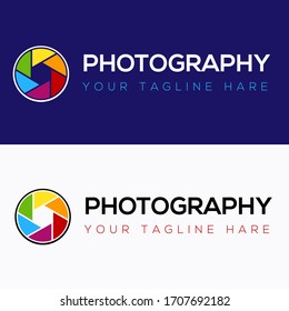 Cemera photography logo vector  icon