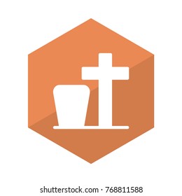  cemetery glyph flat