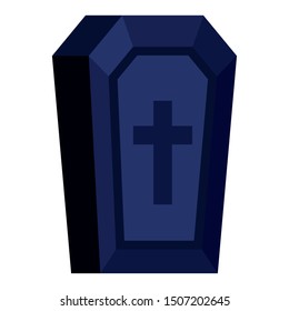 cemetery graveyard with cross icon