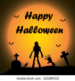 cemetery halloween background