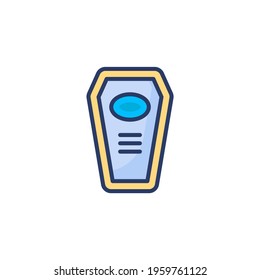Cemetery icon in vector. Logotype