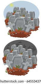 Cemetery vector