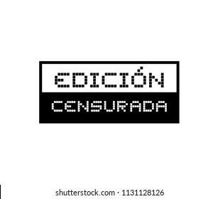 censored edition message in spanish