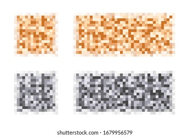 Zensurierte Pixelbalkenmenge. Nacktdarstellung oder sensibler Text für Erwachsene. Abstrakte Zensur unscharfe Mosaik Monochrom und Hautmuster.