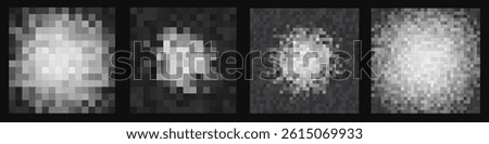 Censored Pixel Blur Mask Effect For Privacy Protection Or Sensitive Content Hiding In Media, Photos, And Videos. Perfect For Security Design. Vector Illustration.