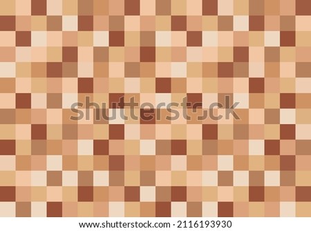 Censored sign from pixel blur. Square color background in mosaic design. Blurry effect for protection face and body on a photo and video. Digital censorship for content, abstract vector illustration